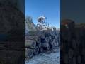 VTT Trial : Montée Sur Rondins Géants ! #ride #bike #trial #mtb #extremesports #goviral
