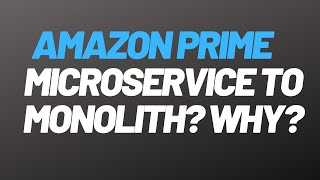 Amazon prime microservice to Monolith