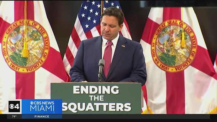 Gov. DeSantis signs bill targeting residential 'squatters'