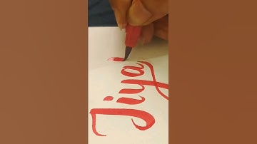 Calligraphy styling ✨•|• comment your name💌 #artogorus #viral #calligraphy #shorts #brushpens #art