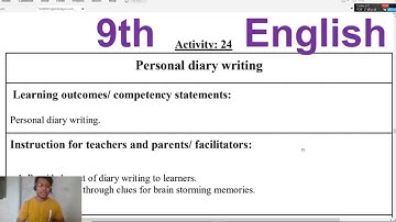 Bridge Course 9th English 24-Activity