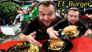 🇲🇾 DOUBLE SMASH BURGER IN LANGKAWI, MALAYSIA | EE BURGER