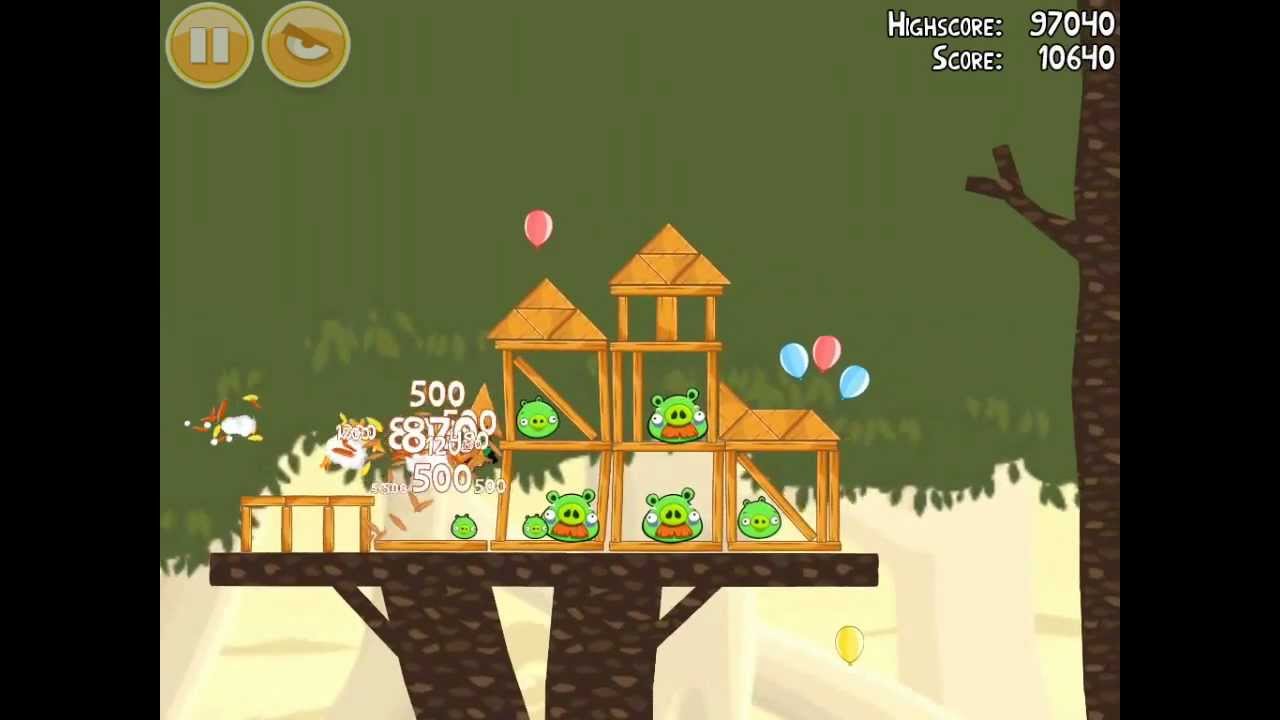 Angry Birds Danger Above 6 14 Walkthrough 3 Star Youtube