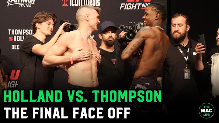 Stephen 'Wonderboy' Thompson hides his nipples at Final Face Off with Kevin Holland