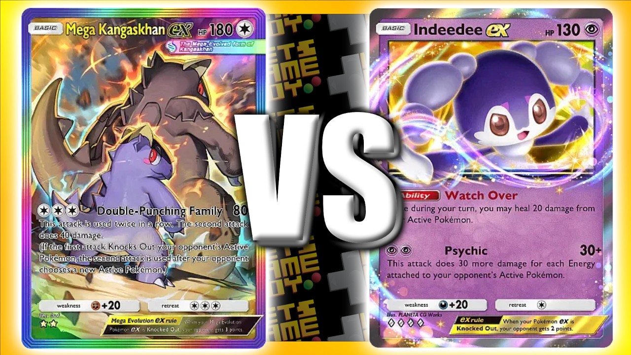 Pokemon Pocket: Mega Kangaskhan EX Deck VS Indeedee EX Deck Full Battle