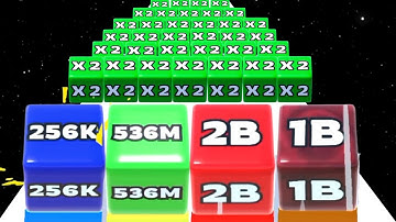 Jelly Run 2048 vs Merge Number Run Master - ASMR Gameplay (Android, iOS) New Update