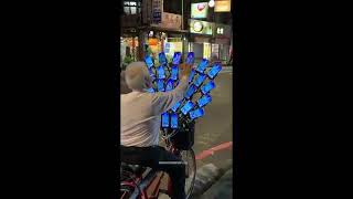 Elderly Man Is Playing Pokemon Go On More Than 10 Phones...