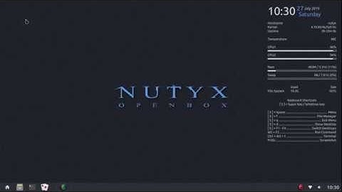 NuTyX: A Basic Openbox Control Center