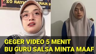 Geger Video 5 Menit Joget Tanpa Busana, Bu Guru Salsa Beri Klarifikasi
