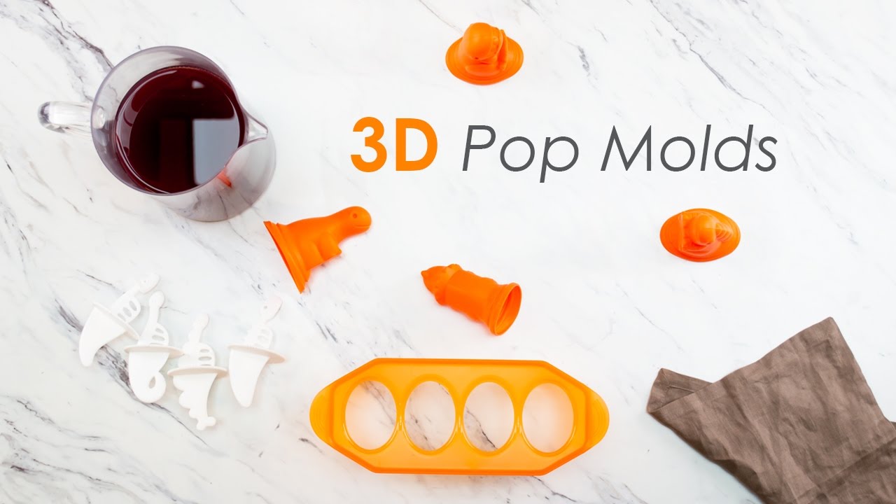 3D Ice Pop Molds