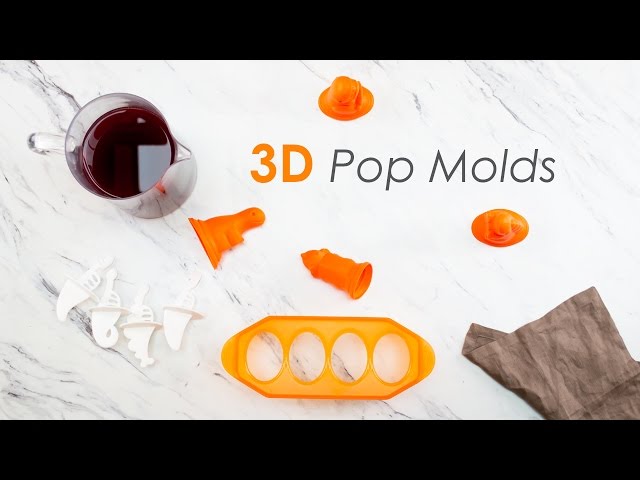 Tovolo Swords Flexible Silicone Popsicle Maker Mold with Base, Set