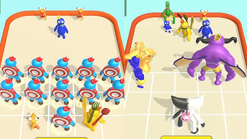 Merge Rainbow 3D Run - Max Level Gameplay Merge Master Game