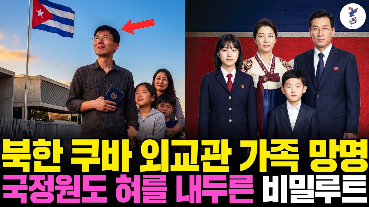북한 쿠바 외교관 가족 망명, 국정원도 혀를 내두른 비밀루트ㅣ탈북감동사연