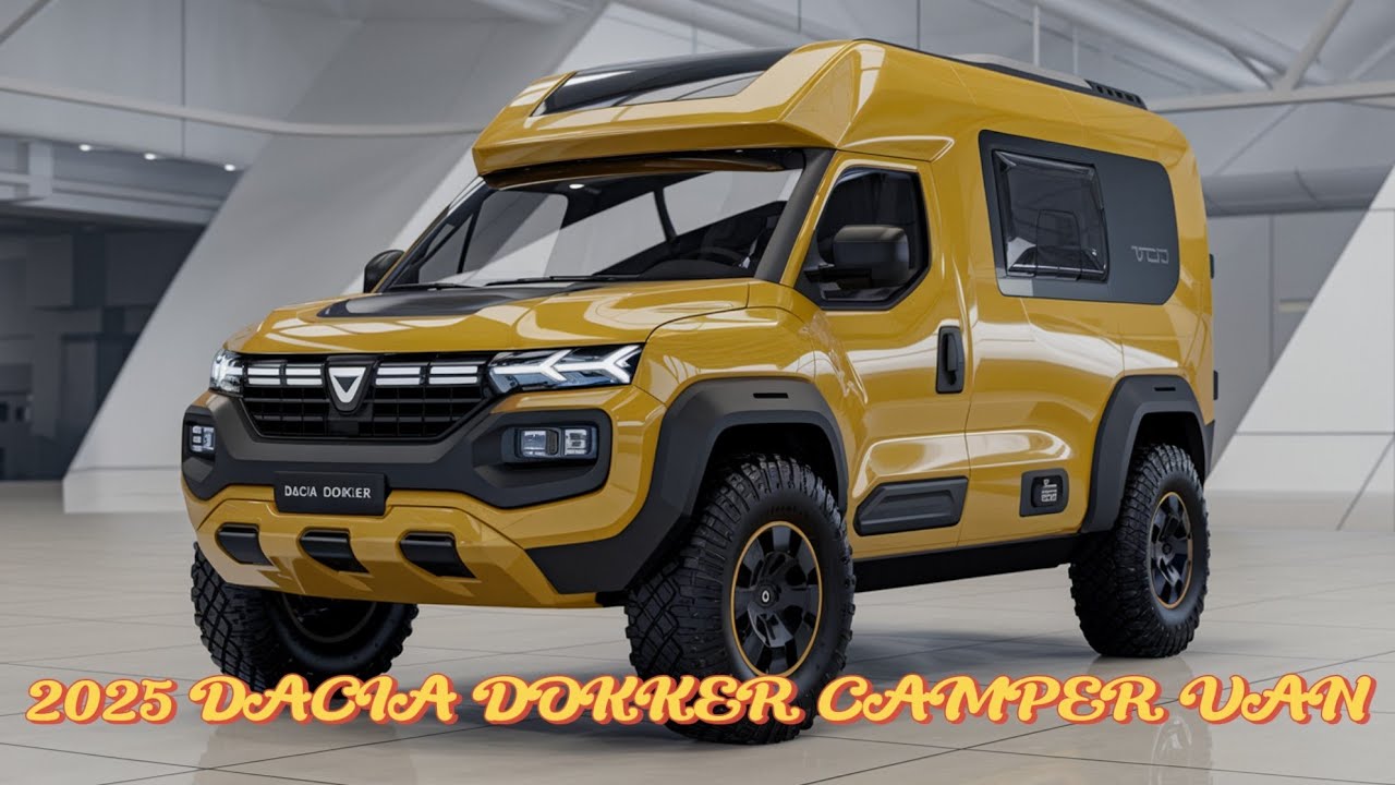 2025 Dacia Dokker 4x4 Camper Van – The Most Affordable Off-Road Home on ...