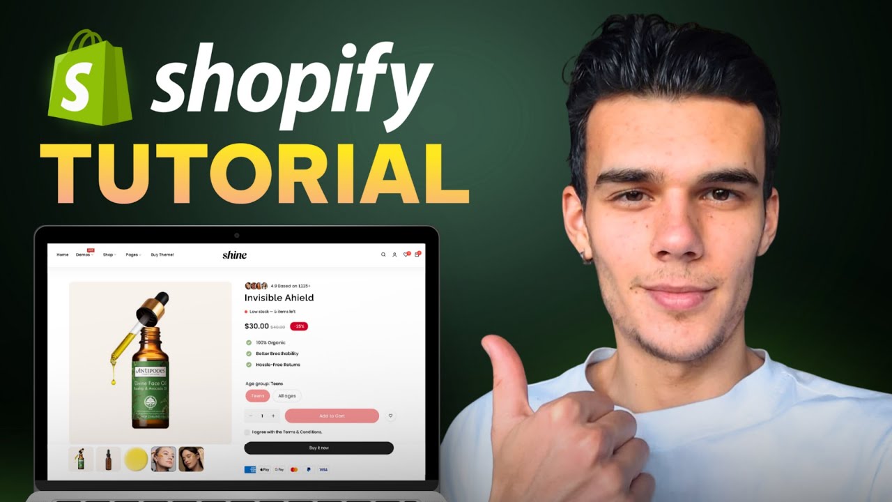 How To Build A Shopify Store In 2025 ( Full Tutorial ) - YouTube