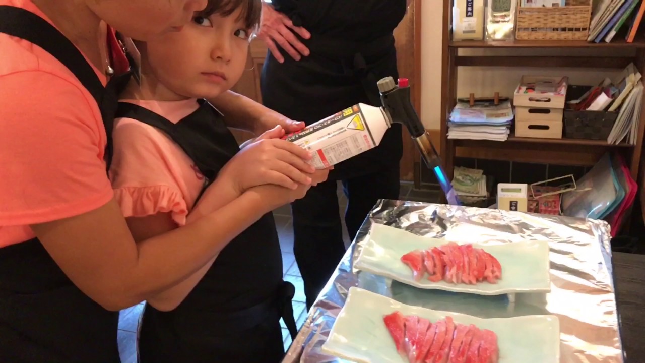 Sushi Making lesson with a mother and a daughter from Tahiti | Satsumaya Sushi Restaurant