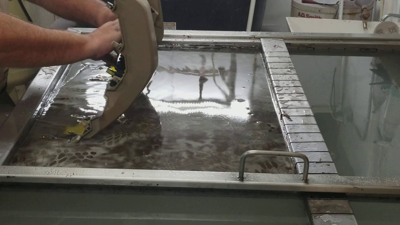 Hydrodipped interior in hex camo @westark Hydrographics