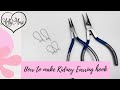 how to make kidney ear wires | how to make kidney earring hook