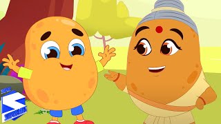 Video voorbeeld van "Aloo Kachaloo Beta Kahan Gaye The, आलू कचालू, Hindi Rhymes for Children"