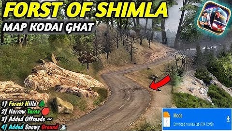 Finally 🔥SHIMLA Forest Hills Road Map Mod Bus Simulator Indonesia Bussid 4.3.3