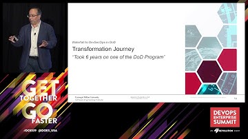 Waterfall to DevSecOps in DoD - Hasan Yasar