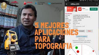 🌎CLASE DE TOPOGRAFIA 5 APLICACIONES DE TOPOGRAFIA QUE TODO TOPOGRAFO DEBERIA TENER /TUTORIAL🌎2020 screenshot 1