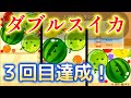 ダブルスイカ3回目達成!!【Switch版 スイカゲーム】