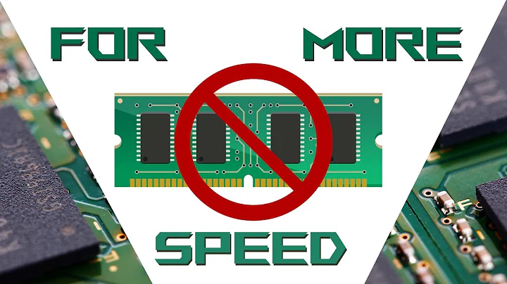 Don't upgrade your RAM if you want more speed