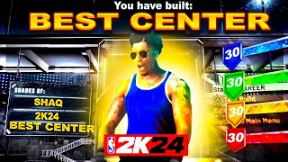 BEST CENTER BUILD 2K24 *NEW* ULTIMATE NBA2K24 BEST CENTER BUILD WITH FINISHING & DEFENSE
