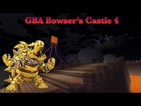 Mario Kart Minecraft - GBA Bowser’s Castle 4 (Mario Kart Tour Version)