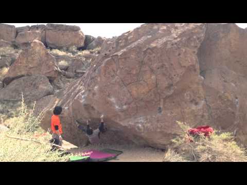 Beta Video for climb Groundwater v5, Bishop