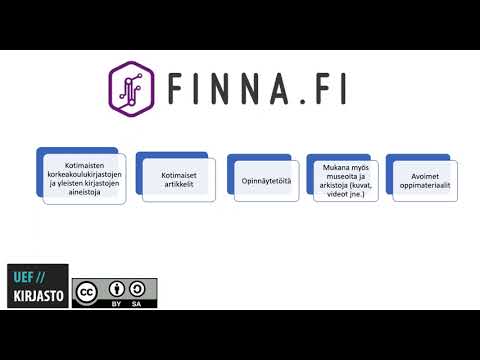 Tiedonhaku Finna.fi-palvelussa