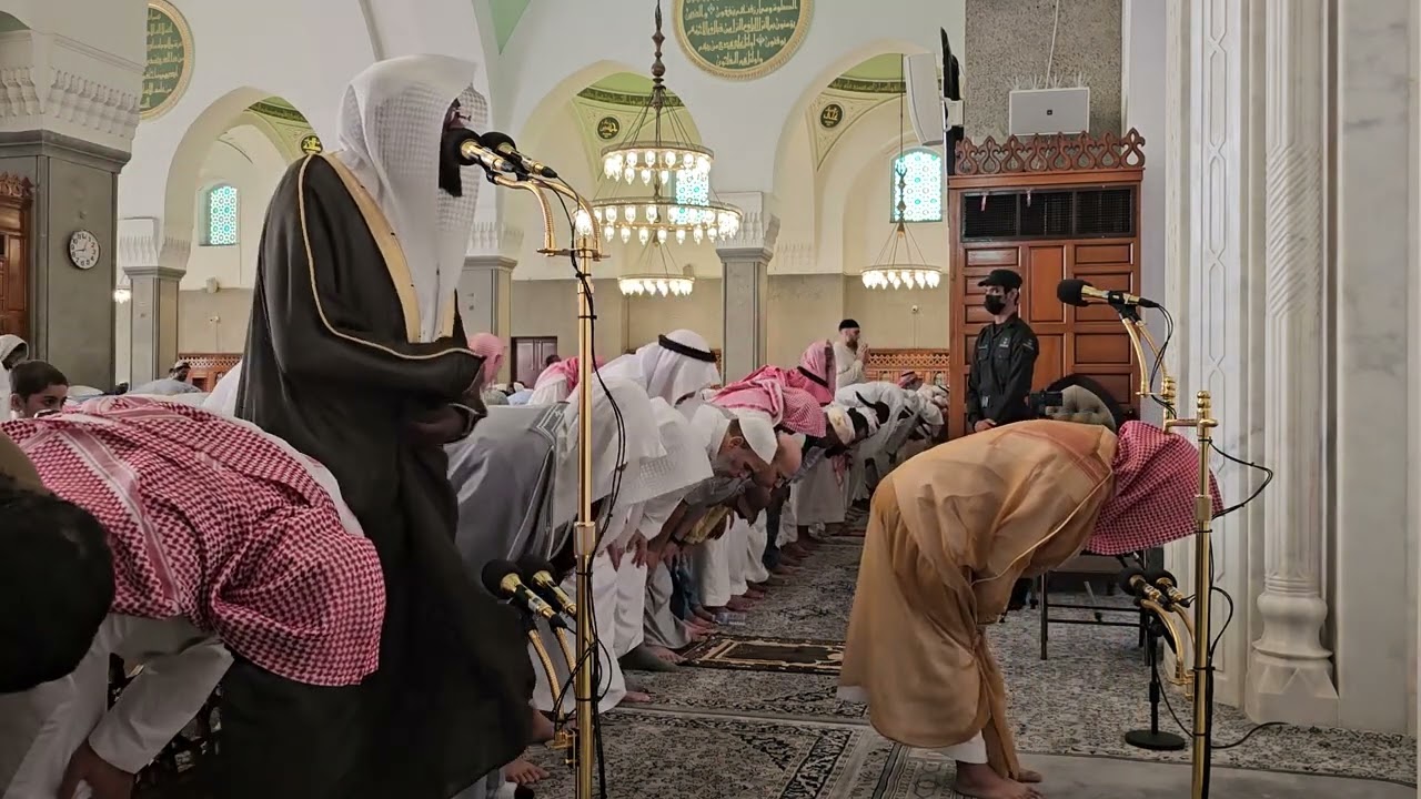 صلاة الجمعة# 1- 12- 1445هـ# الشيخ . د أحمد الغامدي - إقامة الصلاة المؤذن/ مبارك المولد