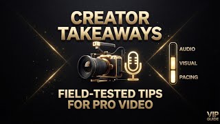 Key Creator Takeaways: Essential Creator Takeaways: Pro Tips for Mobile & On-Location Filmmaking