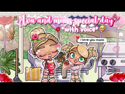 Ava and Mom’s Special day!! ❤️🎼💄*so sweet* ||with voice|| 🎥🎙️Avatar World- Nini’s World