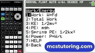 TI-84 Physics Solver Walkthrough | AP Physics 1 Exam Help (Algebra-Based) #apphysics #ti84programs