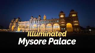 Mysore Palace illumination (original audio)