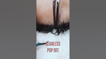 Satisfying Pop Off Removal 😍  #livbaylash #lashesonfleek #lash