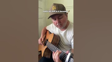 DADGAD Riff in 6 Seconds ⚡️