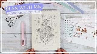 Hobonichi Cousin 2024 Plan With Me ⭐  Monthly  Setup as a small business owner