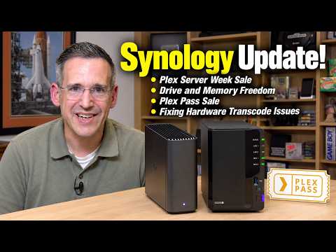 Synology : Drive Restriction Lifted, Plex Server Week Sale & Hardware Transcode Patch