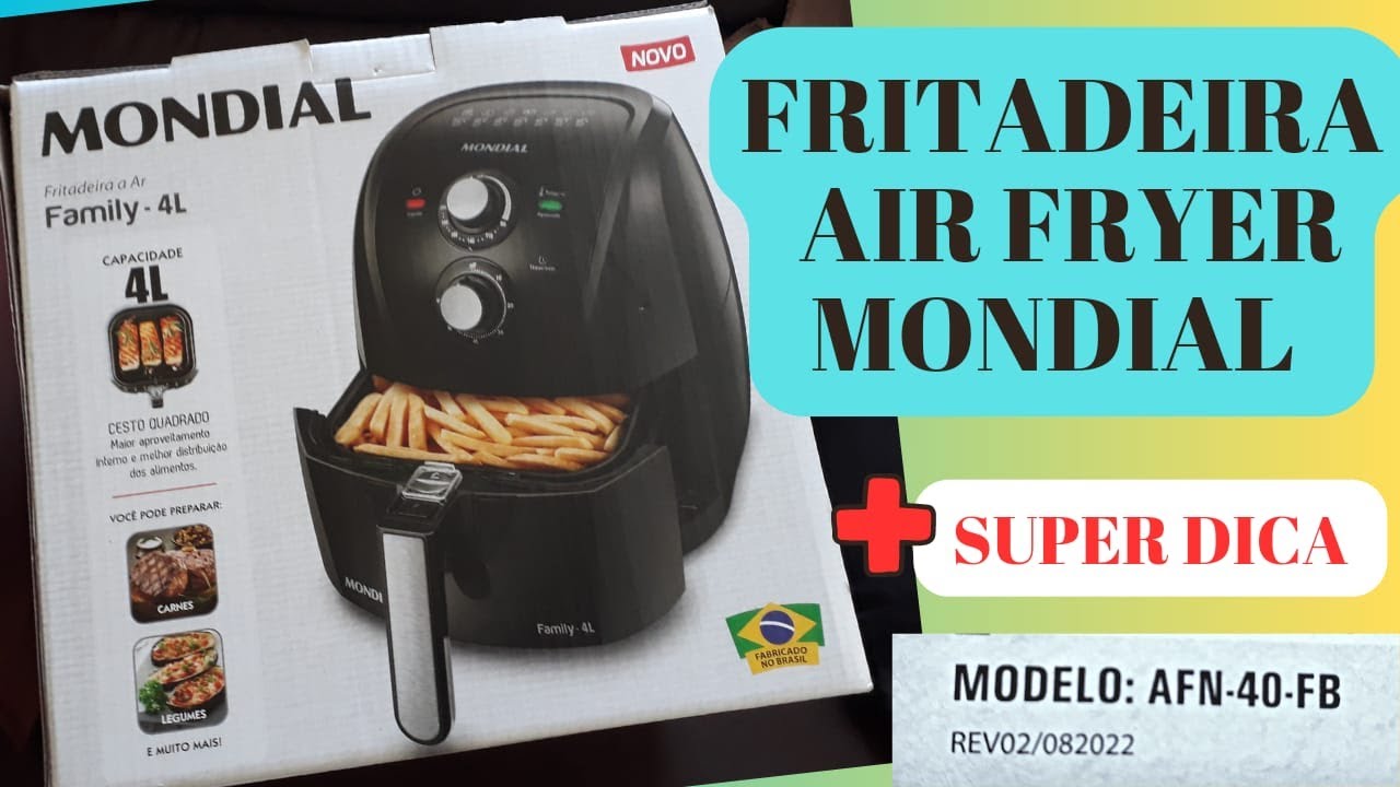 REVIEW AIR FRYER MONDIAL FAMILY de 4L + SUPER DICA / WE TESTED the 4L