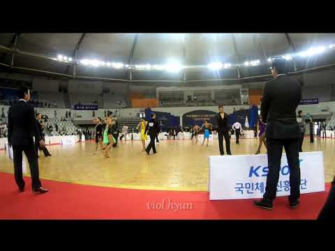 2018 제15회 회장배 전국댄스스포츠 선수권대회 대학부 라틴5종목 세미파이널 Samba
