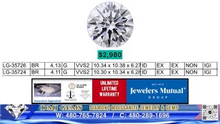 4 carat-4.30CT  E-F-G VVS2 kim cương Nuôi Lab IGI USA Insurance Lifetime DMJGEMS 11-23-2023 Thurs