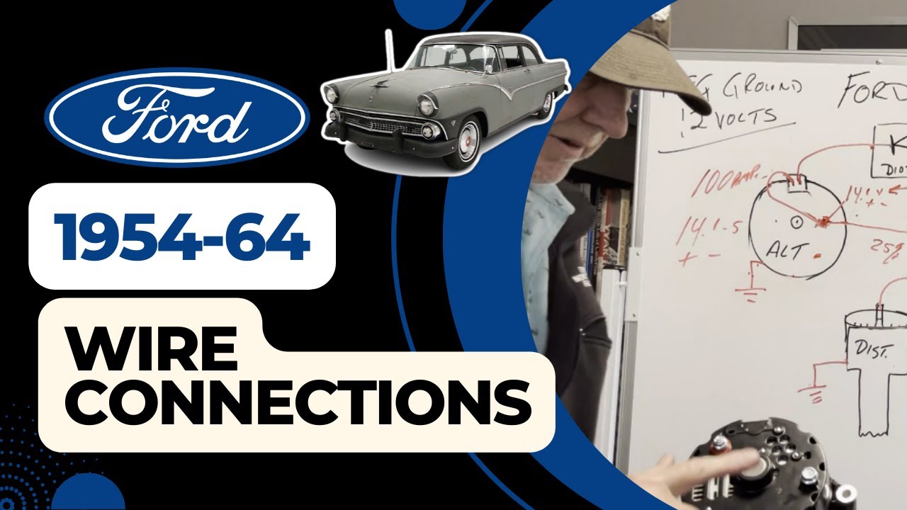 How to wire a Ford 1954 thru 64 - YouTube