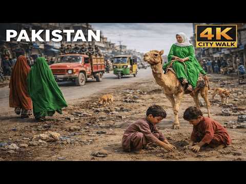PAKISTAN’S MOST INTENSE BAZAAR | The Raw Energy of Peshawar 4K Ultra HD