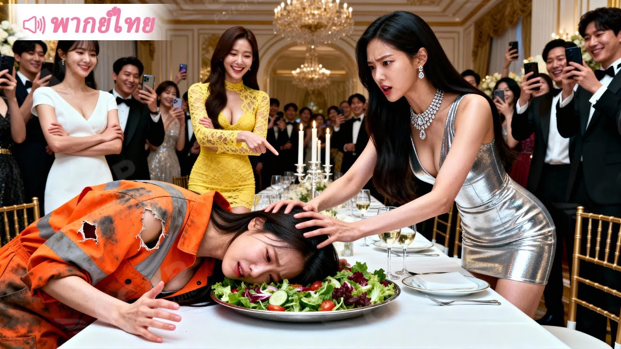 S104-มหาเศรษฐีหญิงปลอมเป็นแม่บ้านไปร่วมงานเลี้ยง เพื่อทดสอบครอบครัวสะใภ้ และตอนจบไม่คาดคิด!