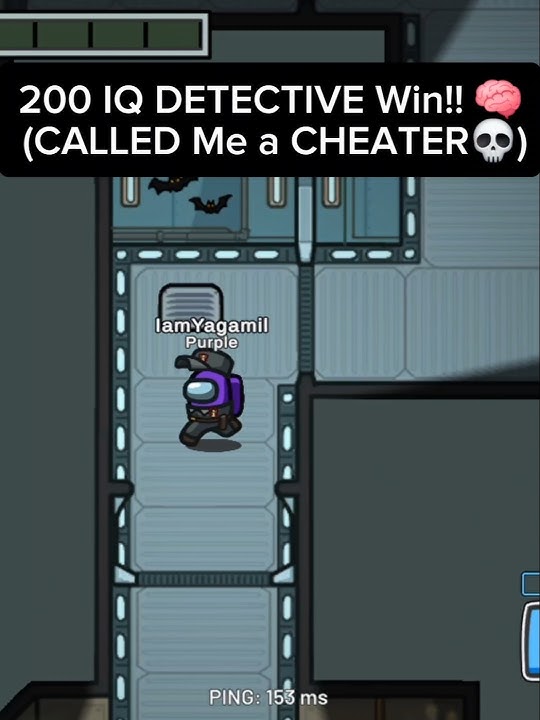 200 IQ DETECTIVE Win!! 🧠 (They CALLED Me a CHEATER 💀) #gaming #amongus #impostor #deathnote #anime
