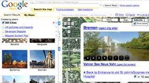 Showing 360cities Mapplets