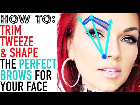 HOW TO GET PERFECT BROWS: How to Tweeze, Trim & Shape Your Eyebrows: 2 Methods